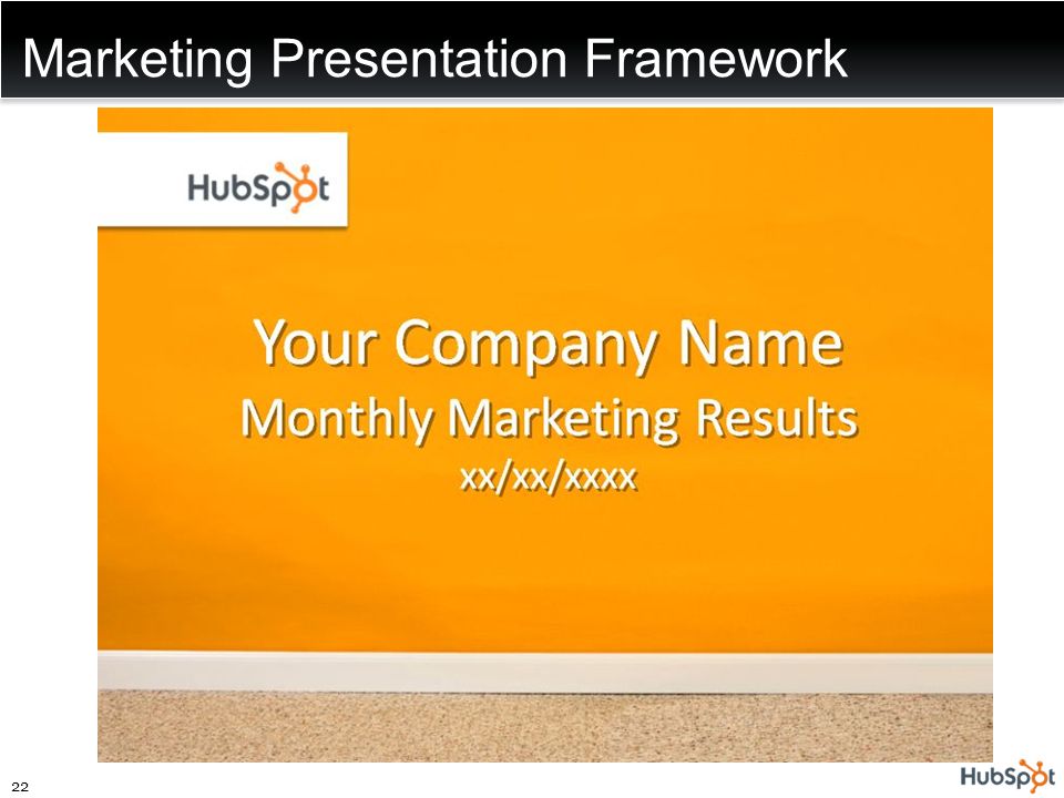 Marketing Presentation Framework 22