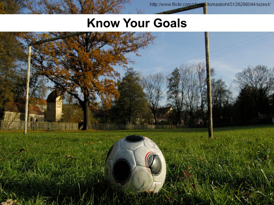5 Know Your Goals