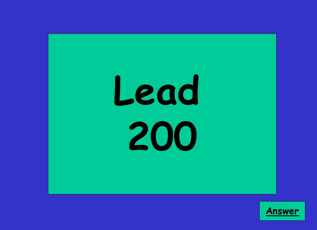 Lead 200 Answer