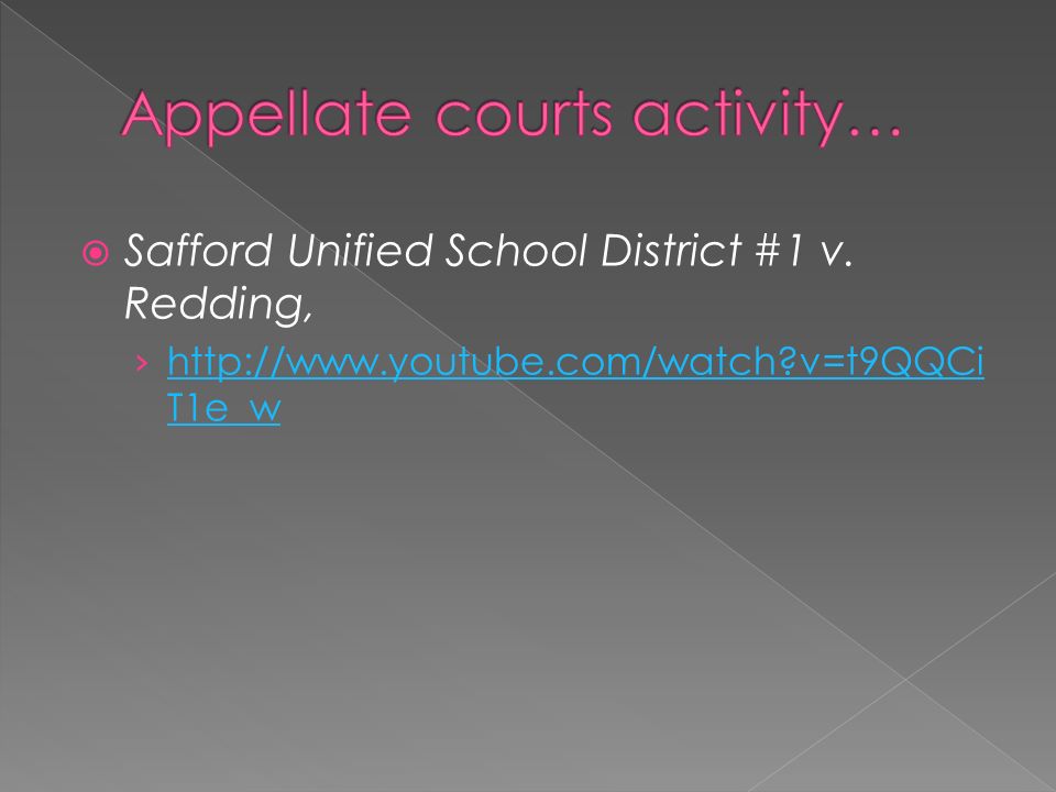  Safford Unified School District #1 v.