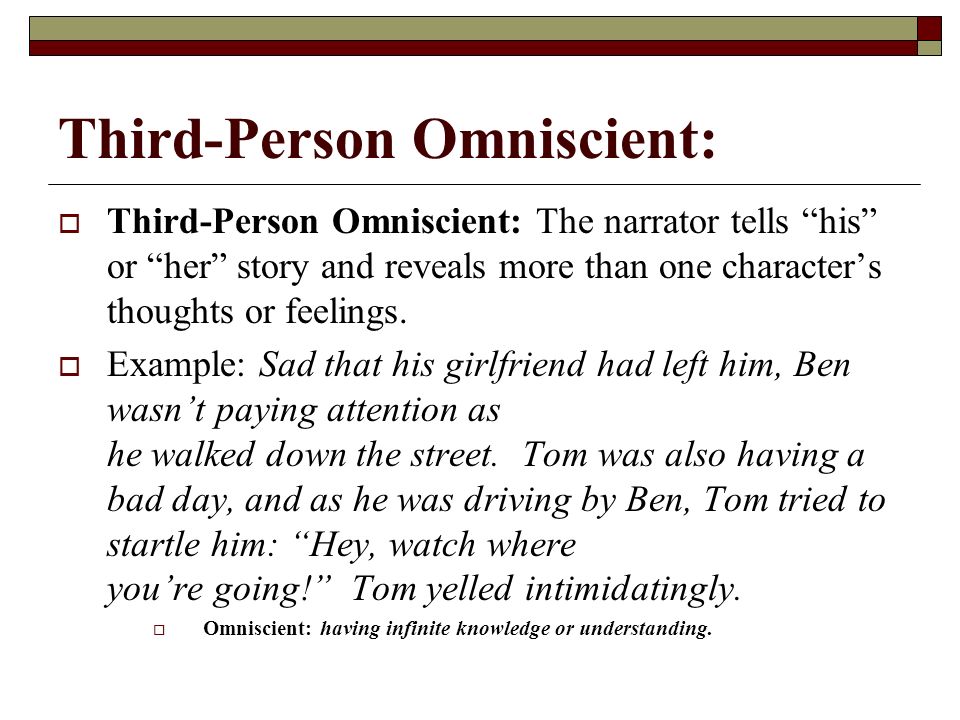 third person objective how to start a third person story