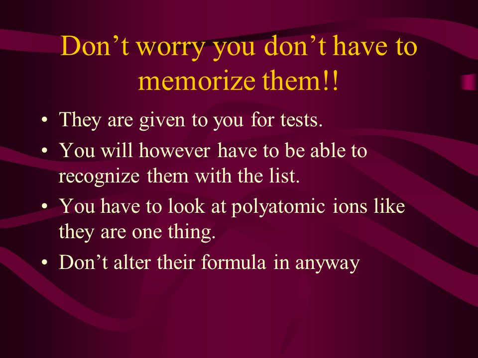 Naming And Determining The Formula Of Ionic Compounds Ppt