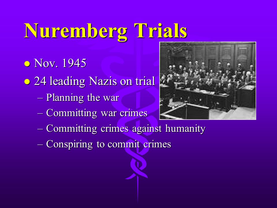 Nuremberg Trials l Nov.