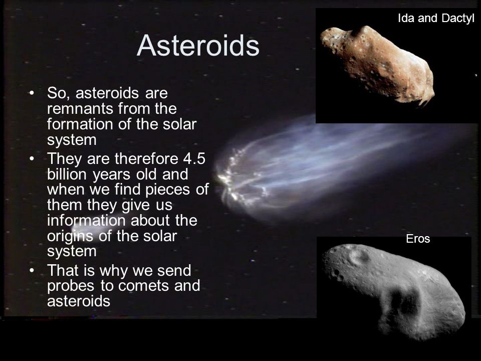 Minor members of the Solar System Asteroids, Meteors, Comets. - ppt download