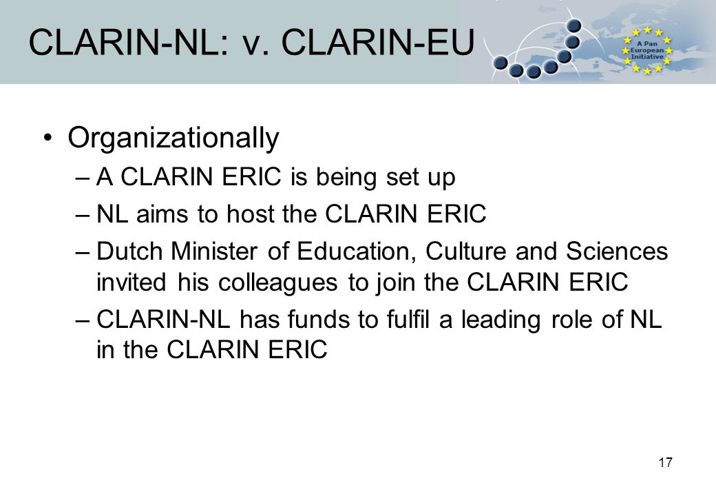 17 CLARIN-NL: v.