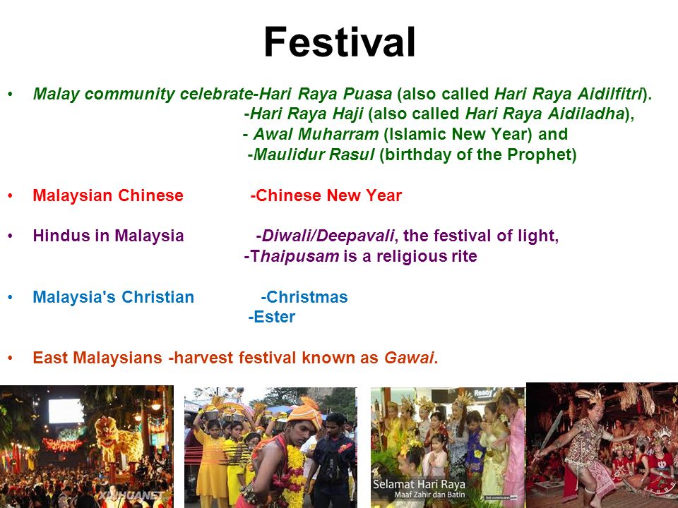 Harvest festival in malay