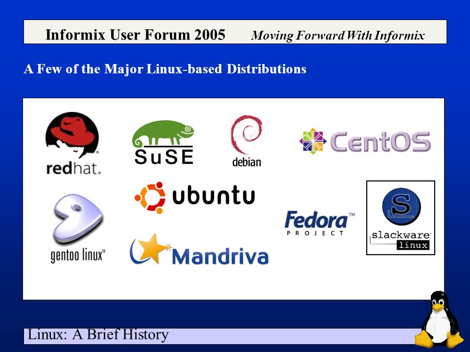 Informix Dynamic Server In A Linux-based Environment Craig Szczublewski ...