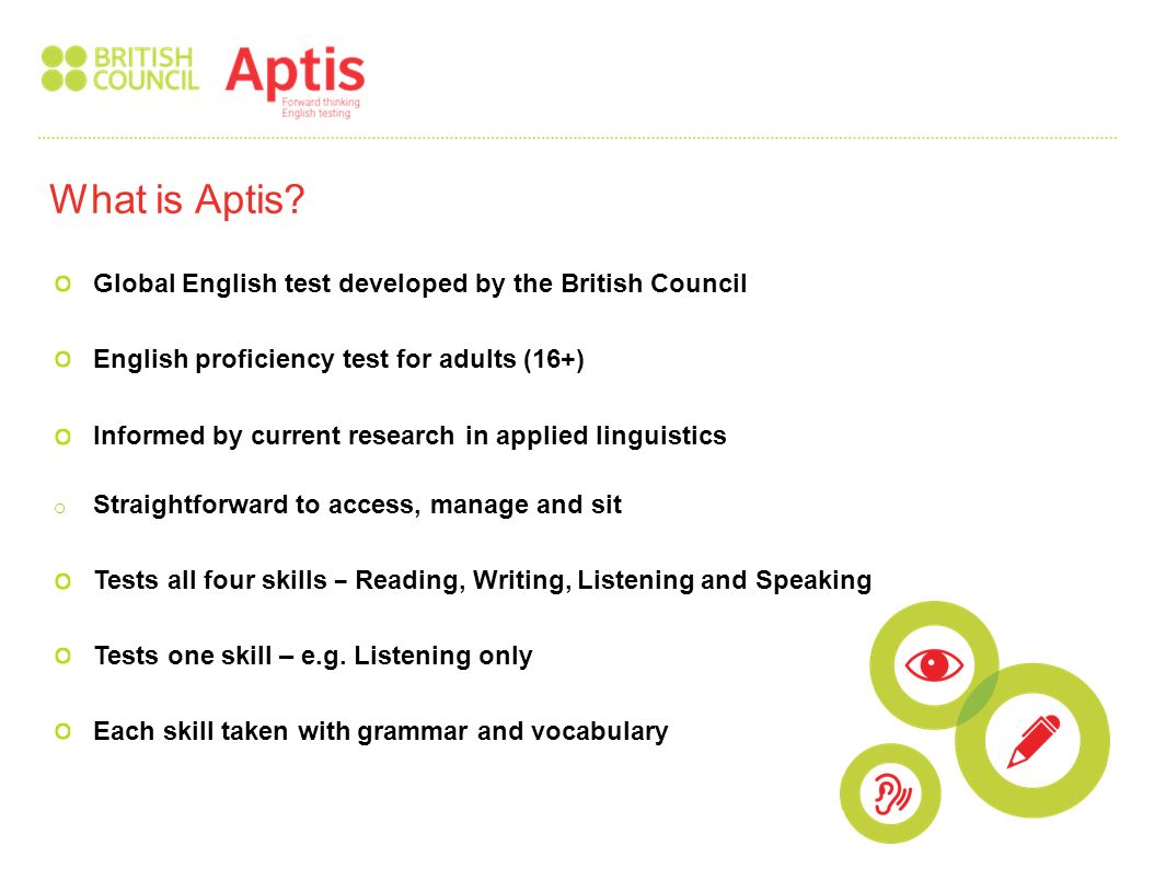 Test for teachers. Aptis Test. Aptis score. British Council Test. English British Council Tests.