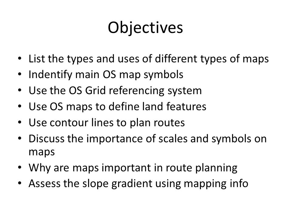 importance of maps and uses