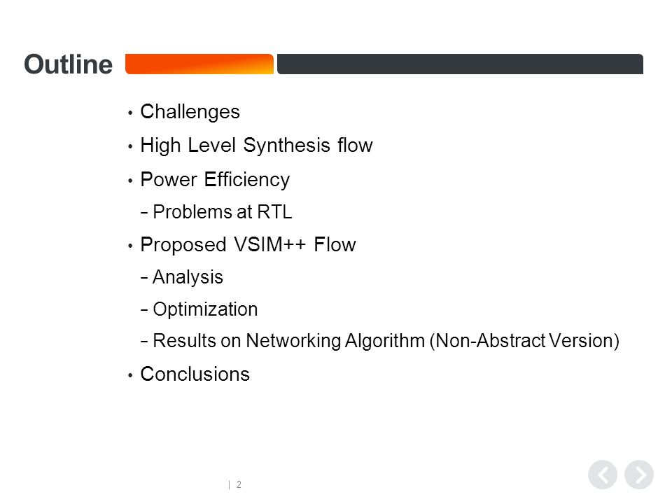 Tm Efficient Ip Design Flow For Low Power High Level - 