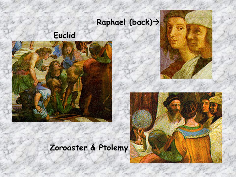 Euclid Zoroaster & Ptolemy Raphael (back) 