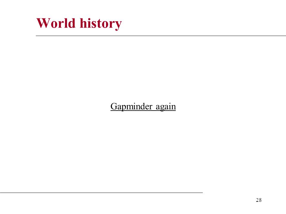 28 World history Gapminder again