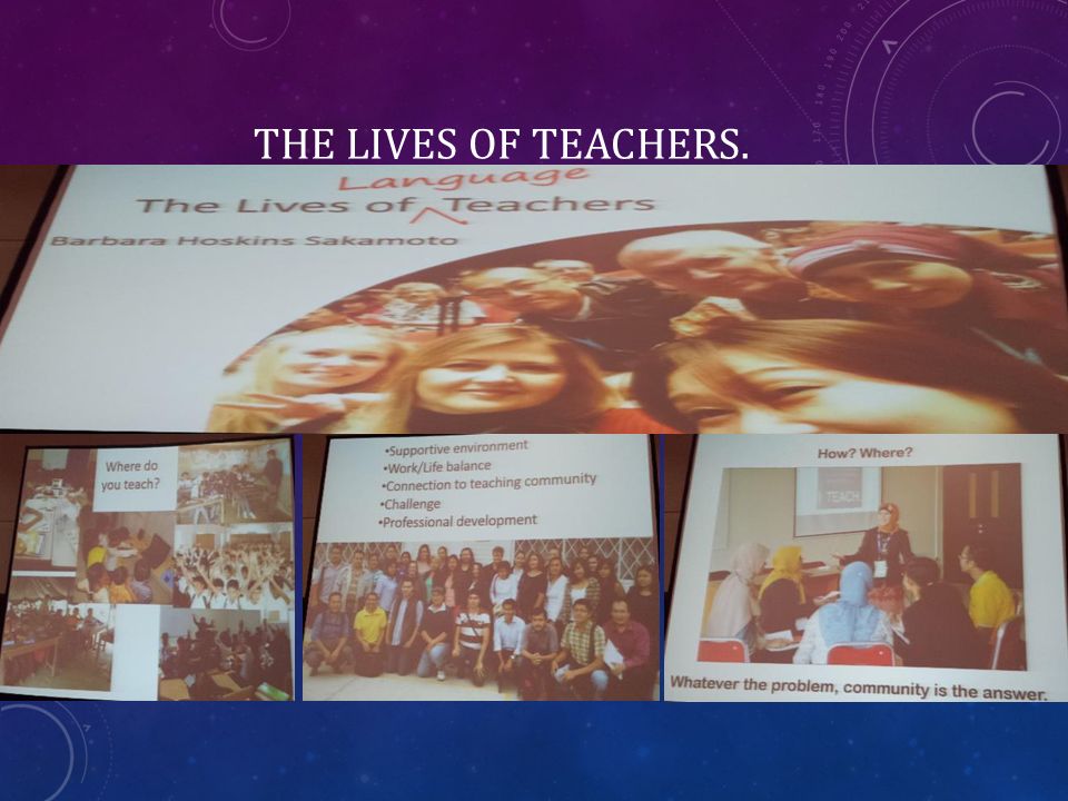 THE LIVES OF TEACHERS.