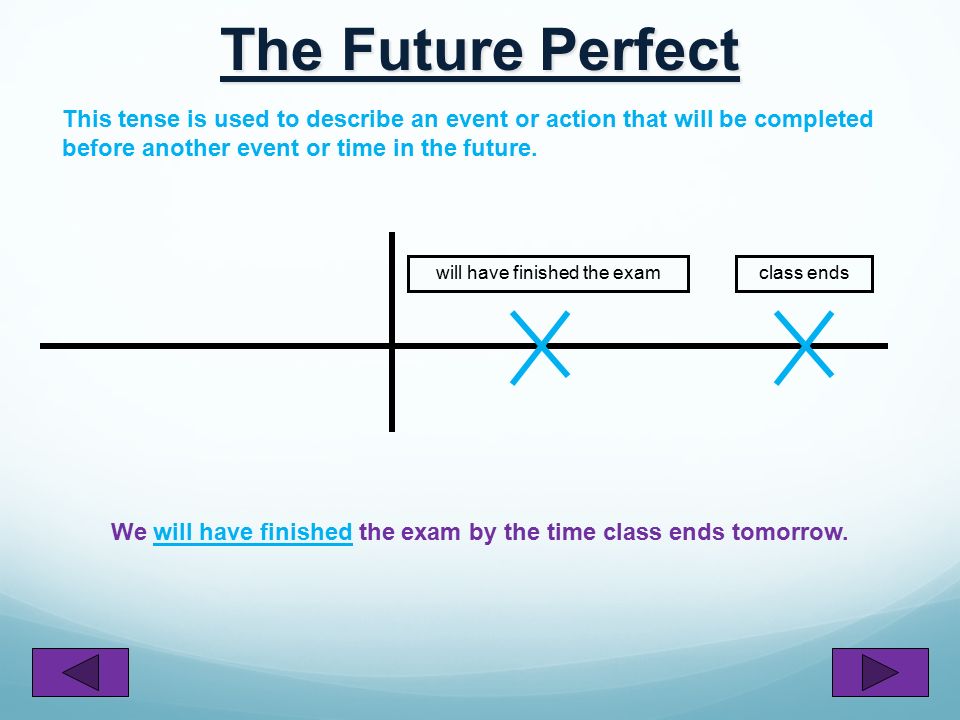 The Future Continuous This tense is used to describe an event or action that will occur over a period of time at a specific point in the future.