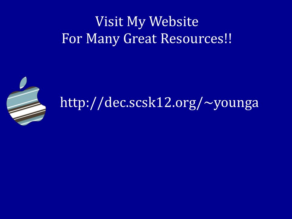 Visit My Website For Many Great Resources!!