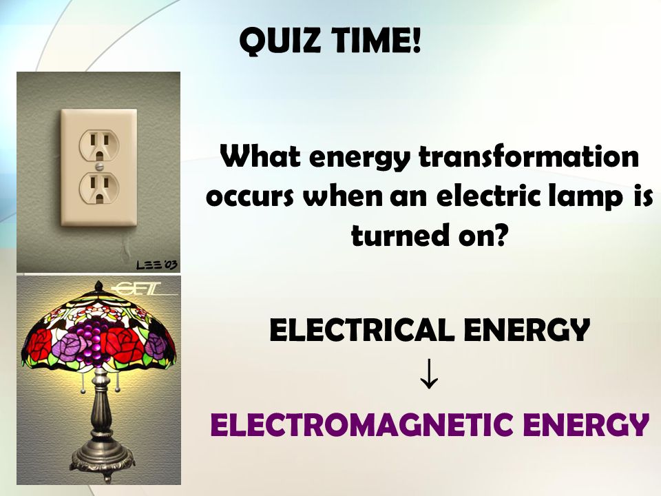 QUIZ TIME. What type of energy cooks food in a microwave oven.