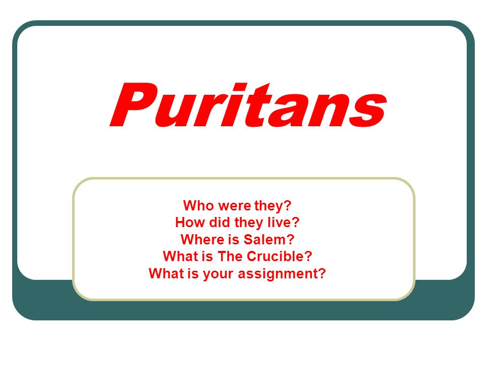 puritans who were they how did they live where is salem what is puritans and separatists venn diagram