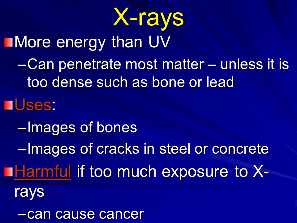 Ultraviolet Rays (UV) More energy than light – enough to damage or kill living cells!.