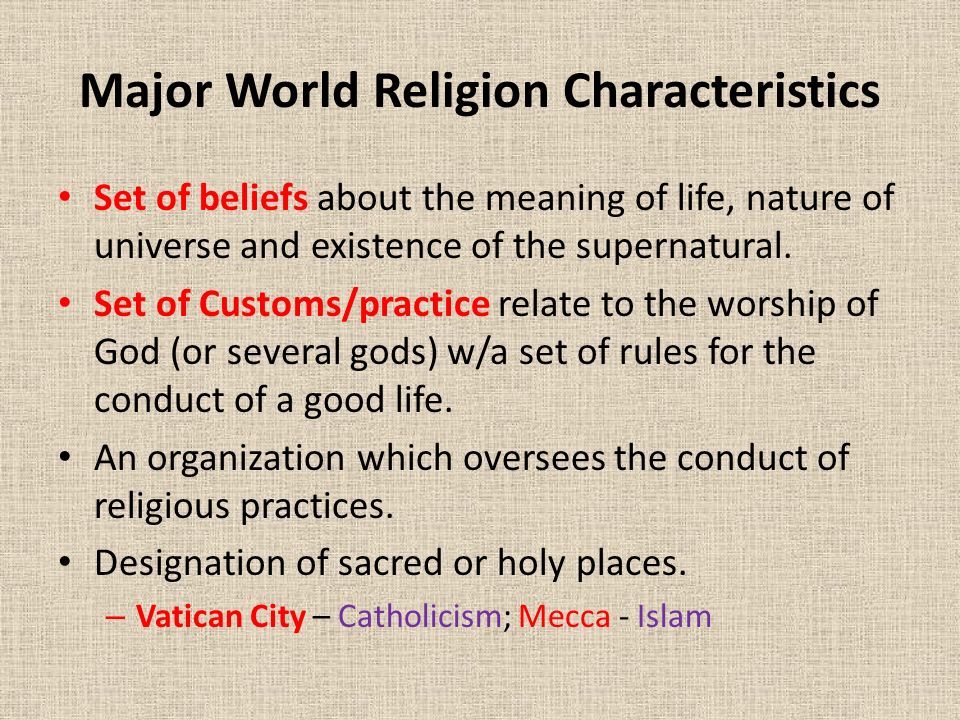 rare religions of the world