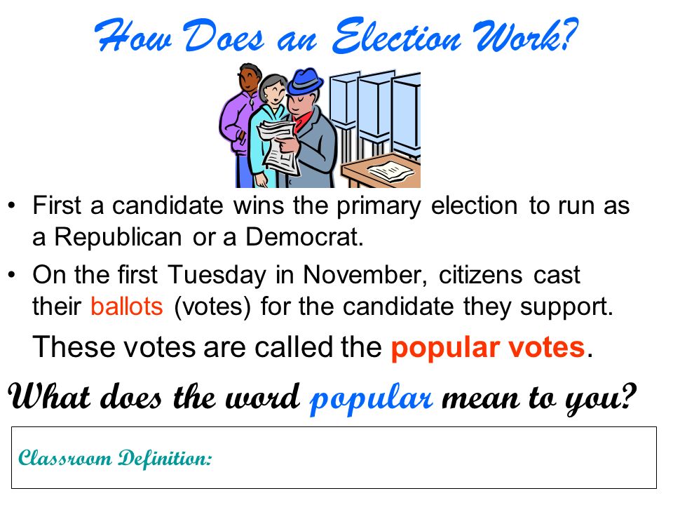 How Does an Election Work.