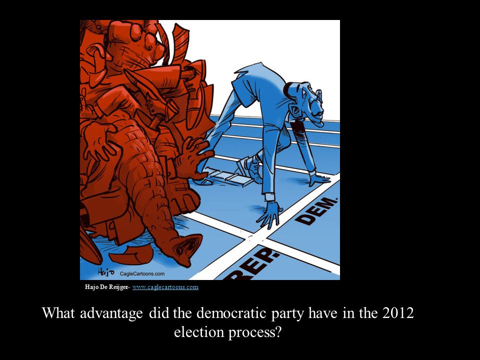 Hajo De Reijger-   What advantage did the democratic party have in the 2012 election process