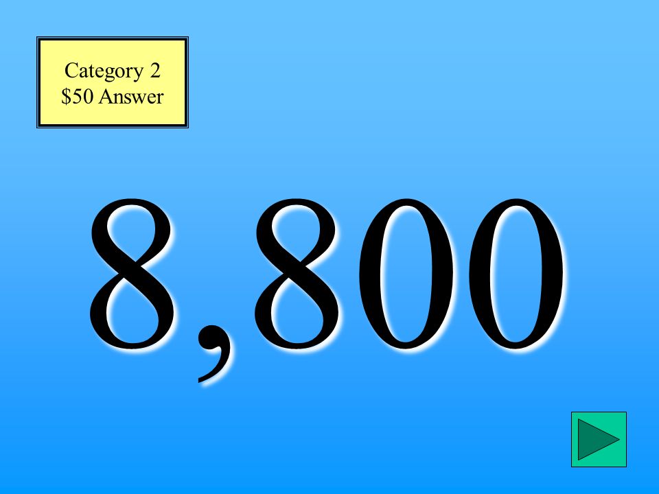Nearest 100 $50 Question 8,792