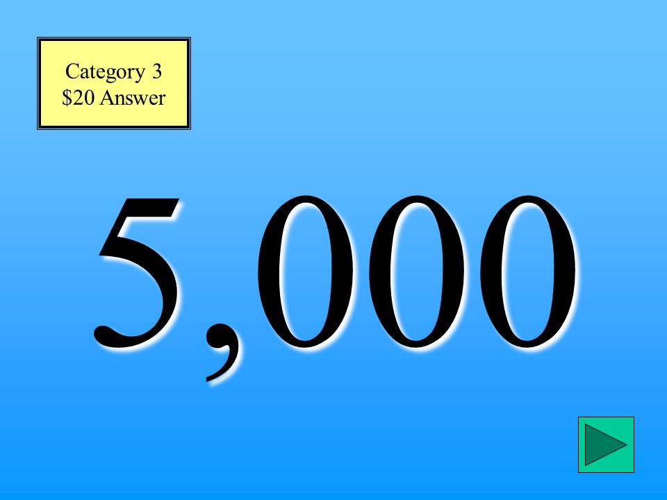 Nearest 1,000 $20 Question 4,999