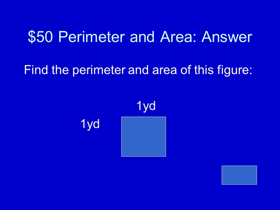 Question What is a perimeter of 24.2in and an area of in 2