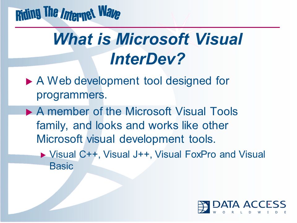 Using Microsoft FrontPage and Visual InterDev Stephen W. Meeley