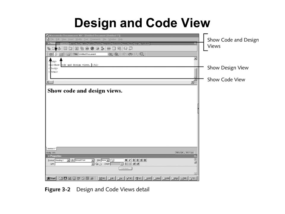 Design and Code View