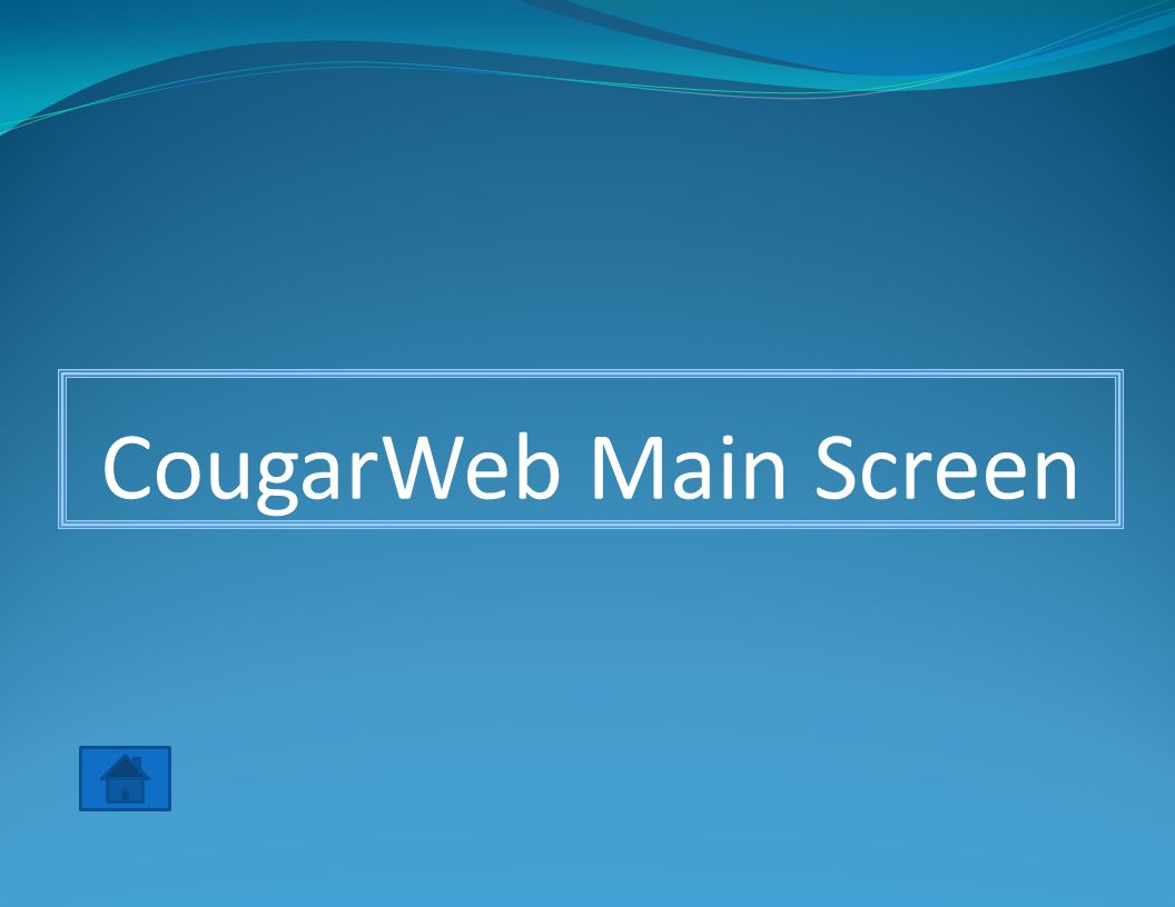 To get to CougarWeb from the main CSCC web page, got o Student Quick Links and select CougarWeb from the drop down menu