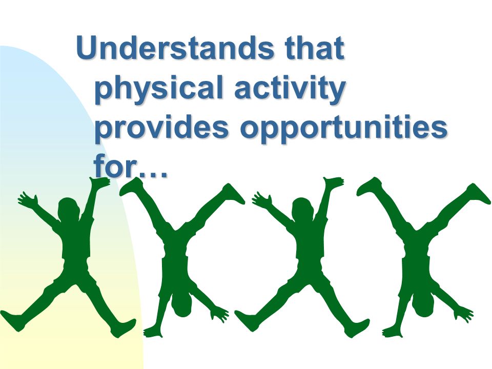 Respects differences among people in physical activity settings.
