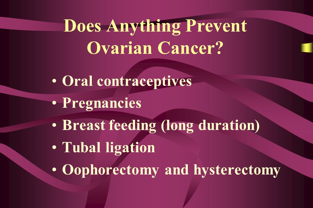 cancer ovarian prevention