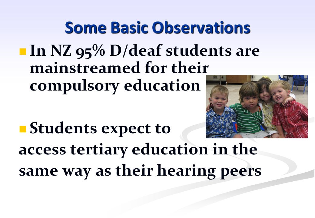 Learning And Participation Experiences Of Deaf Students Within New ...