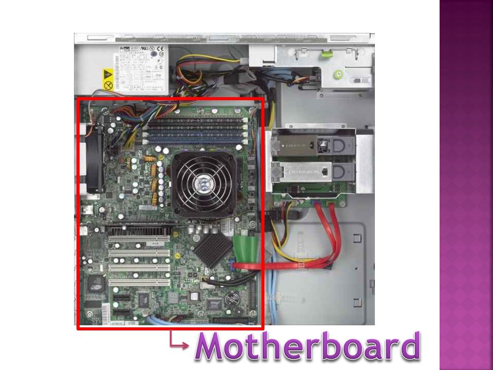 2.2.3 Motherboard  Can identify the motherboard and it location in the  personal computer  Identify location of the CPU  Identify connectors. -  ppt download