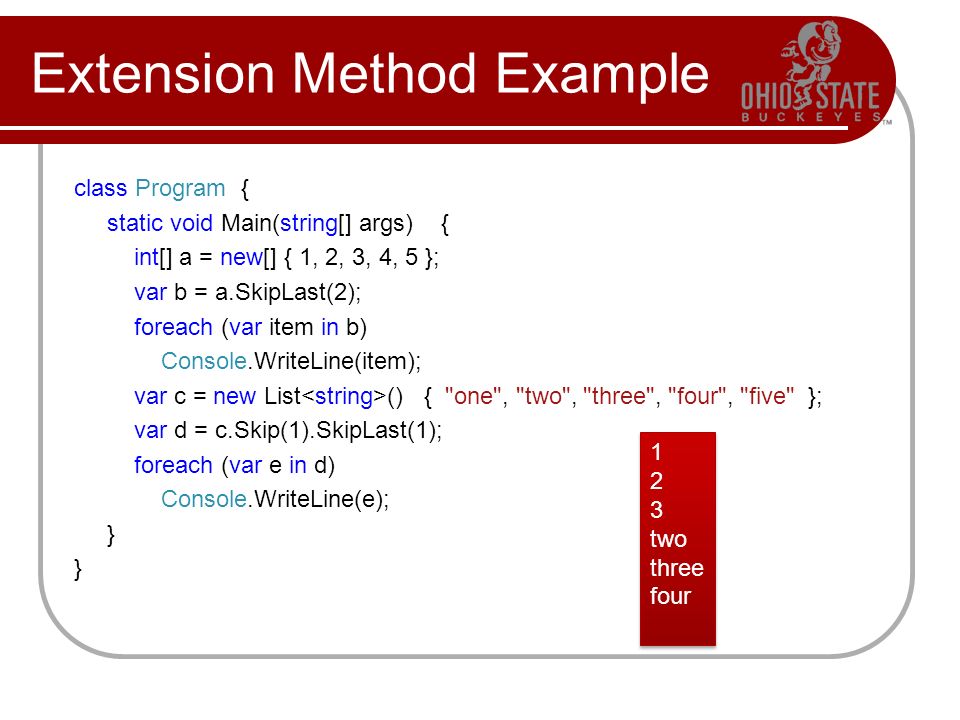 Extension Methods in C#