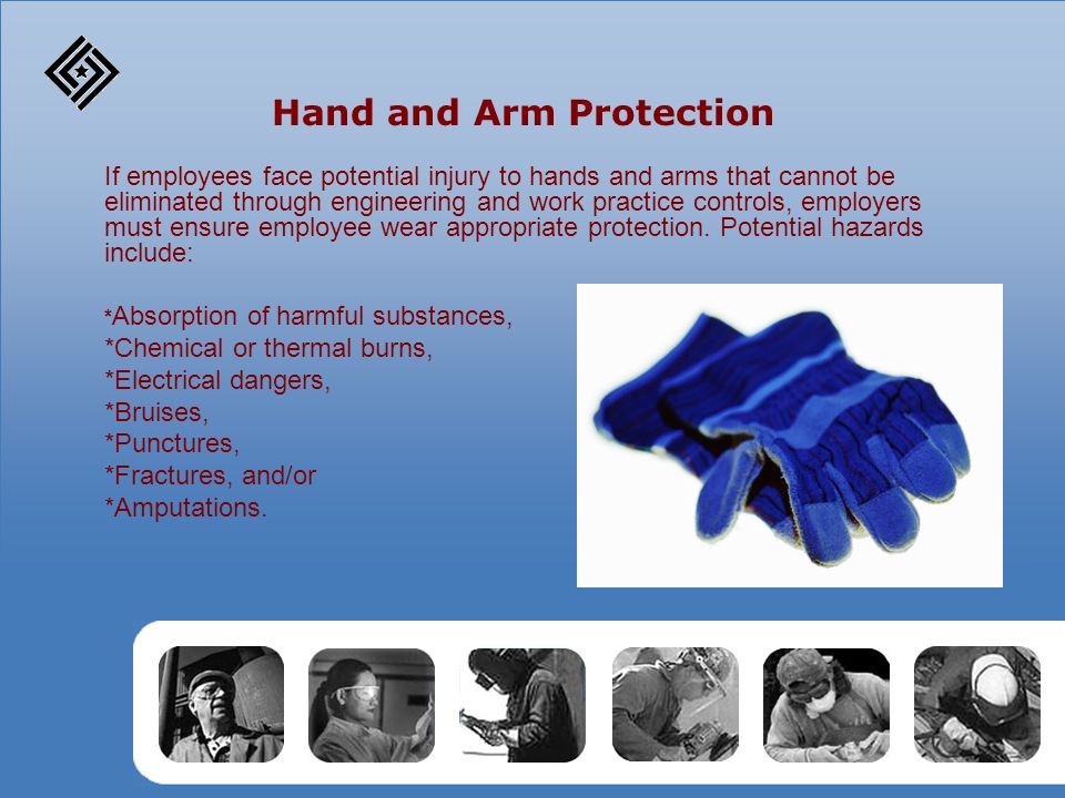 electricians should wear hand and arm protection meeting ansi specifications
