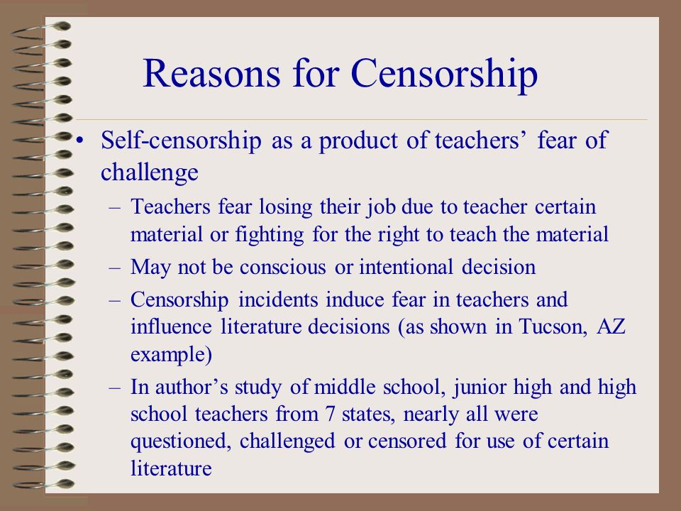 Реферат: Hazelwood History Of Censorship In Education