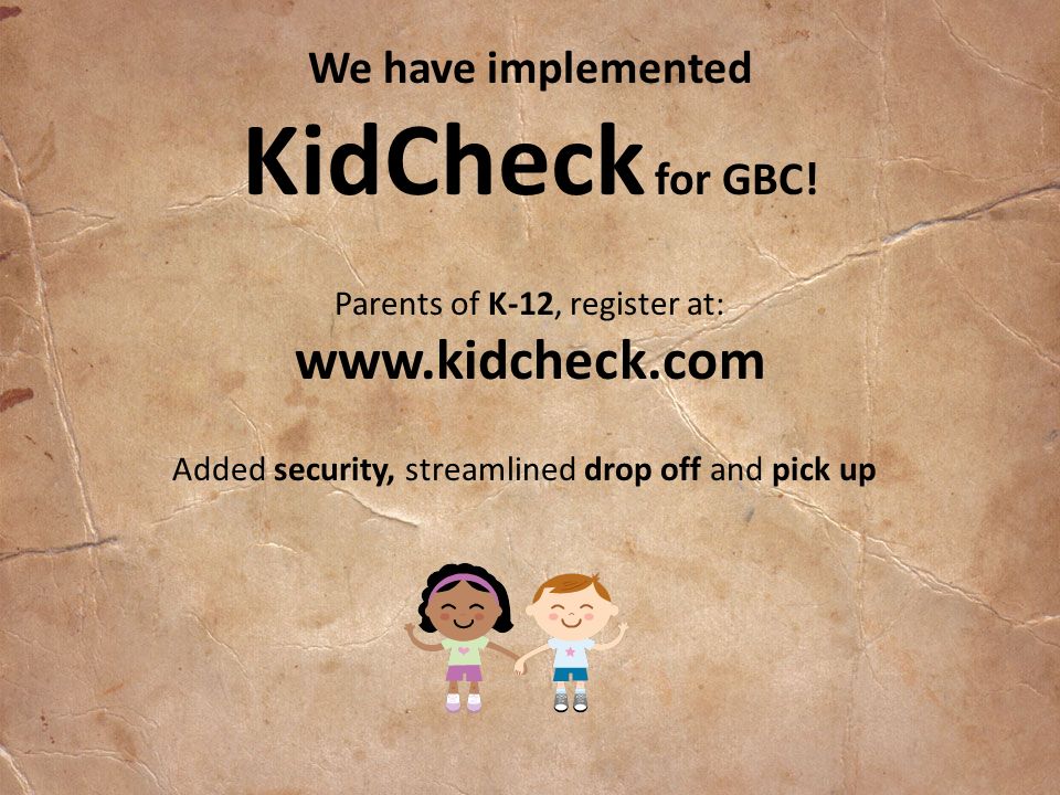 We have implemented KidCheck for GBC.