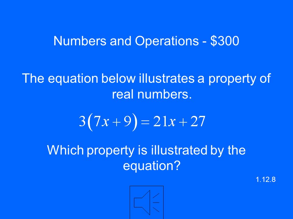 Numbers and Operations - $200 Answer 11