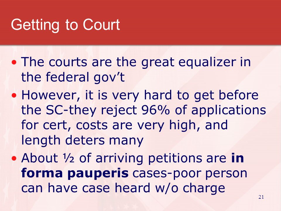 1 Chapter Sixteen The Judiciary Power Of The Federal Courts Hardly Any American Really Cares Or Knows About The Court System However Congress Cares Ppt Download