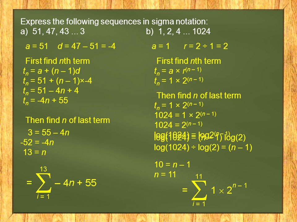 Sequences And Series Sequence Is A Relationship From The Set Of Counting Numbers 1 2 3 To Another Set Of Numbers Terms The Individual Numbers Ppt Download