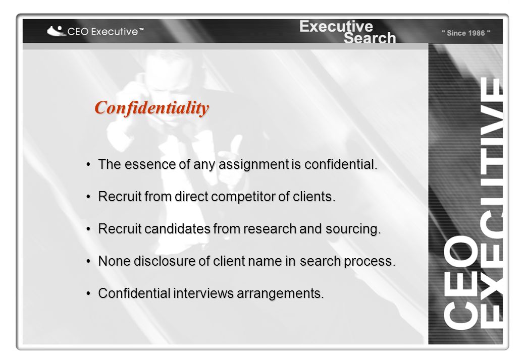 Confidentiality The essence of any assignment is confidential.