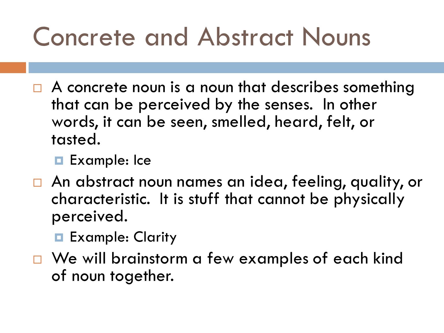 Proper and Common Nouns  Follow along on Textbook page 344.