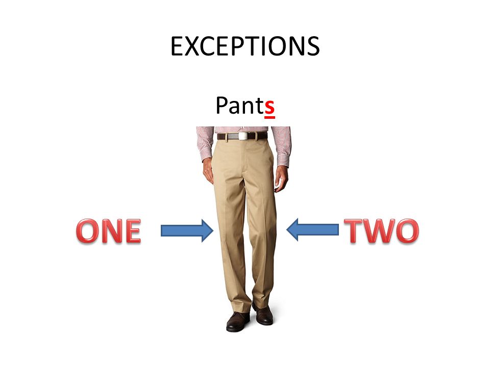 EXCEPTIONS Pants