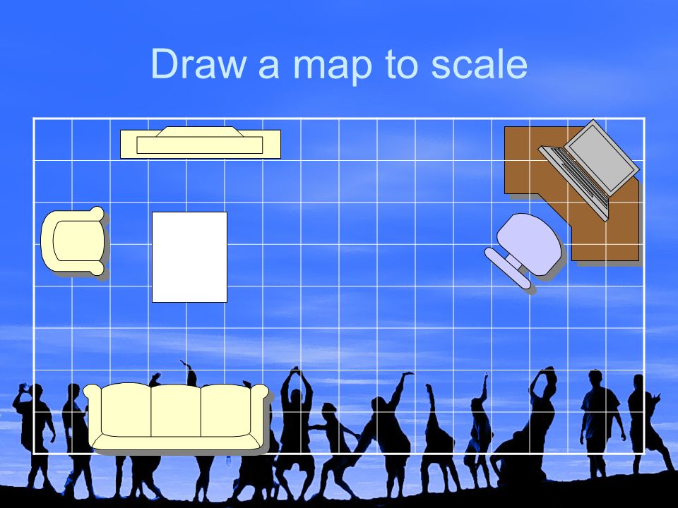 Draw a map to scale