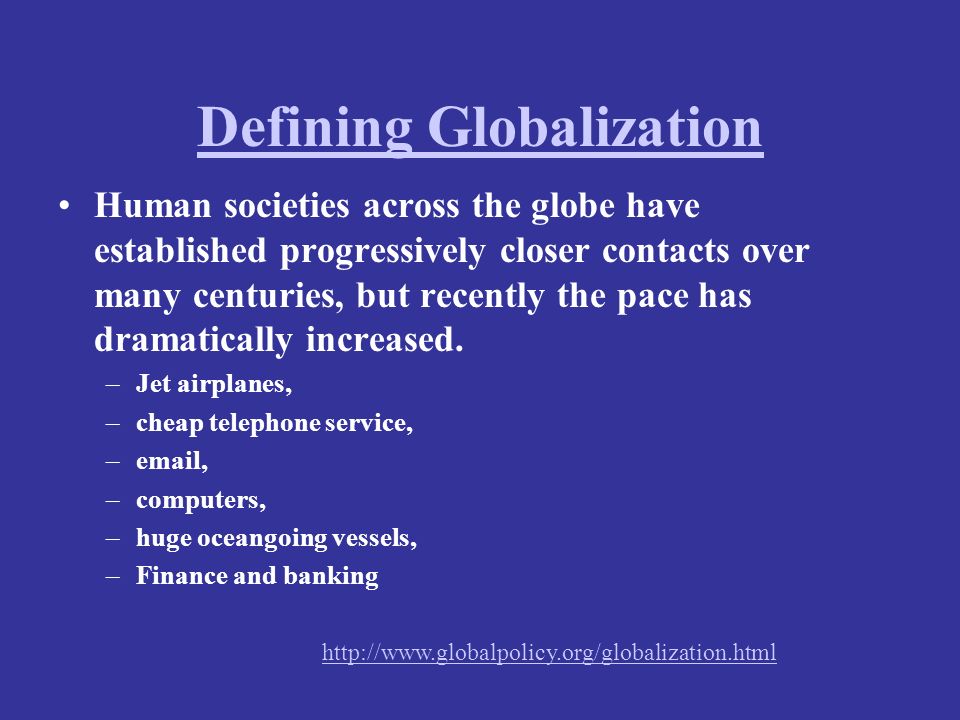 1. Globalization in the History of Ideas
