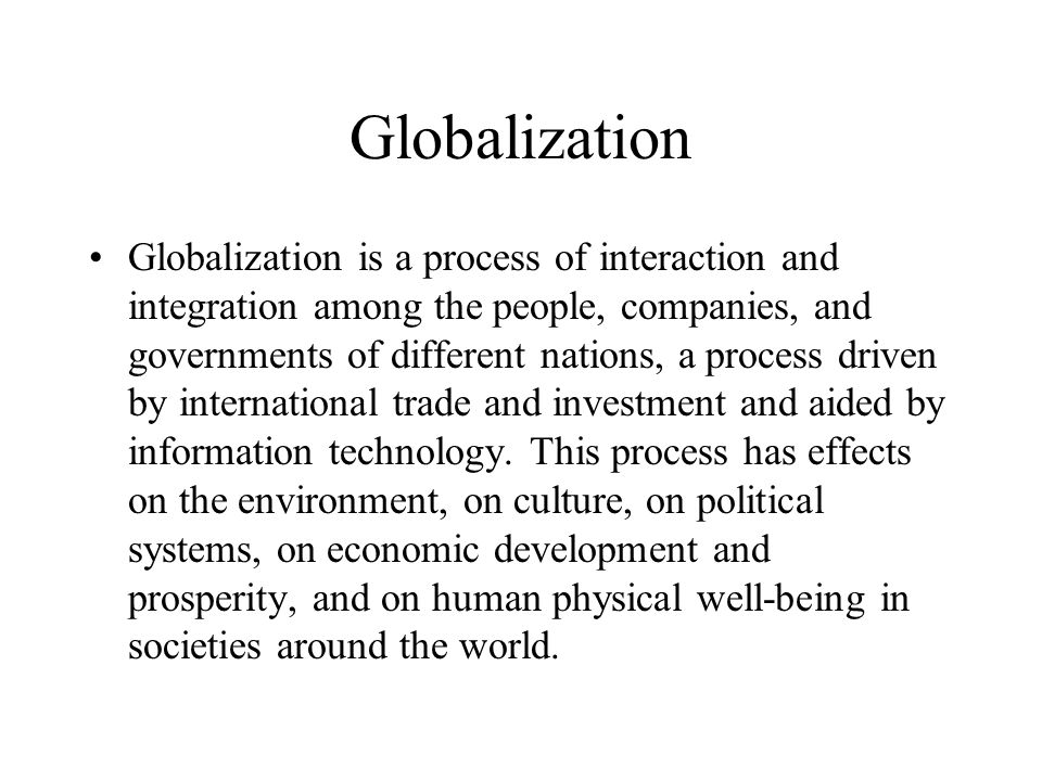 globalization and culture essay