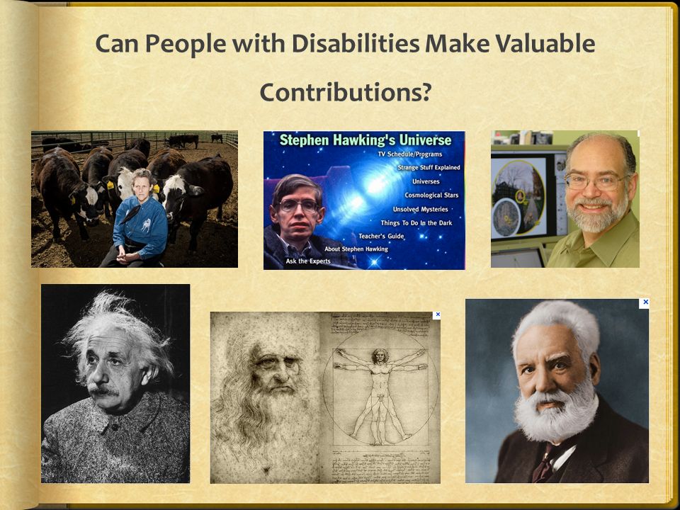 Can People with Disabilities Make Valuable Contributions