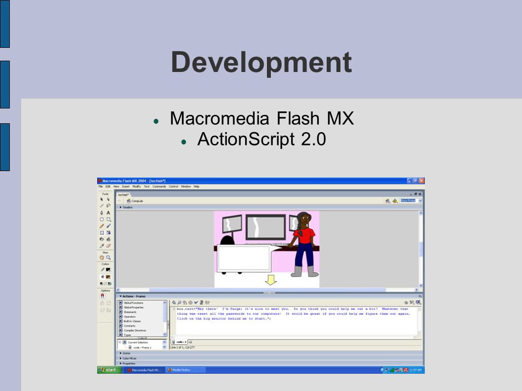 7 Development Macromedia Flash MX ActionScript 2.0